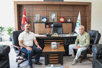 Uzunköprü Belediye Başkanı Ediz Martin’den Mehmet Özcan’a ziyaret