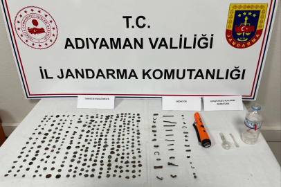 Adıyaman’da tarihi eser kaçakçılığı operasyonu